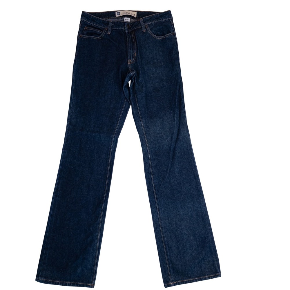 Gap Bootcut Jeans Womens 6 Long Dark Wash Denim Y2K Classic Tall